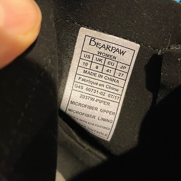 BearPaw Black Ankle Boots - In Box - Picture 5 of 13